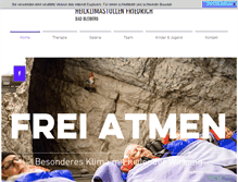 Tablet Screenshot of heilklimastollen.at